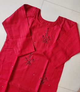 🆕Red Colour Kurti..❤️