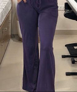 Y2K Purple Wide Leg Lounge Pants