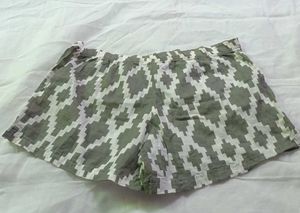 Geometric Print Shorts