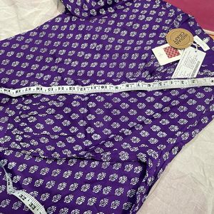 Block print Short Kurta