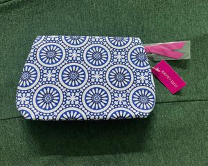 Estee Lauder Cosmetic Bag - Blue Floral