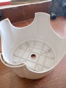 Durable White Plastic Step Stool
