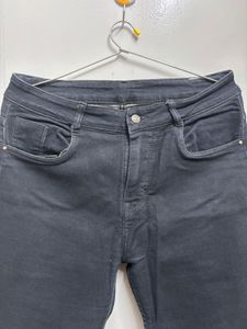 Plus Size Black Flared Denim Jeans