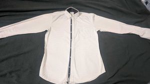🖤🤍Men's White Dotted Button-Down Shirt