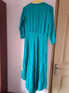 Teal Embellished Ethnic Gown