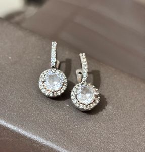 Sparkling CZ Drop Earrings