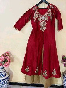 handwork bridal dress