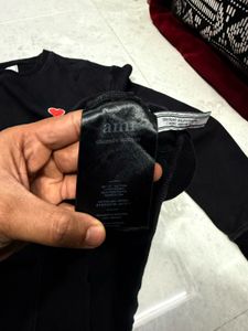 Ami Paris Black Sweatshirt