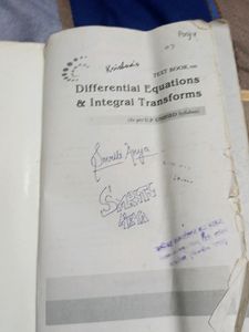 Differential Equations &amp;Integral Transforms bsc2nd