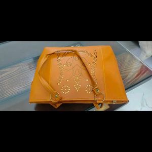 Stylish Mustard Yellow Handbag