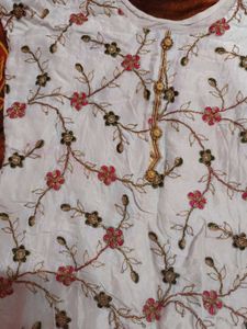 Embroidered Kurta with Plazo