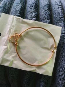 Sparkling Rose Gold Charm Bracelet &amp; Ring Set