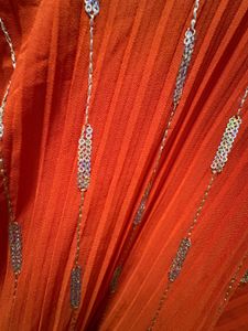 Orange Tiered Maxi Dress