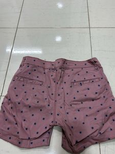 Cute Star Print Shorts