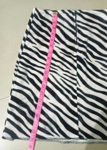 Zebra Print Pencil Skirt