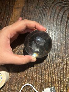 Glass LED Astronaut Moon Lamp Ball
