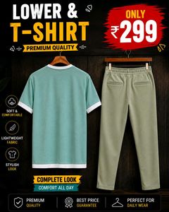 Men's Casual T-Shirt &amp; Pants Set