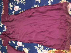 Elegant Maroon Kurta Set with Dupatta