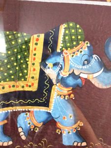Elephant Cloth Painting