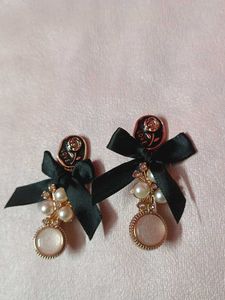 Vintage Rose &amp; Pearl Hair Clip