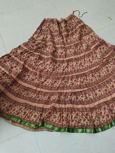 Long New Cotton Skirt... Free Size