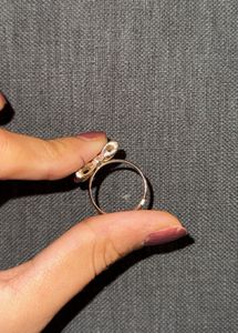 Cute Red Bow Ring