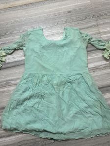 Embellished Mint Green Kurta