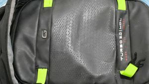 Stylish Black Backpack with Neon Accents