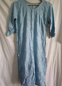 Elegant Sequined Kurtas - Set of 3