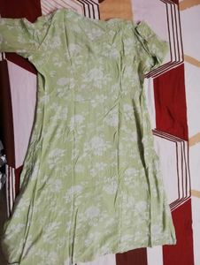 Rangmanch Light Green Floral Kurta