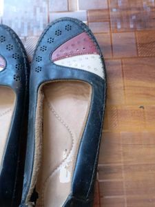 Women's Black Leather Loafers
