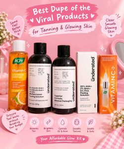 Viral Dupe Skincare Set for Tanning &amp; Glowing Skin