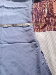 Solid Blue Kurta