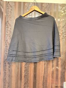 Black Mini Skirt with Cut-out Detail