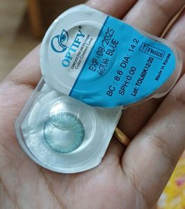 Optify Aqua Blue Contact Lens
