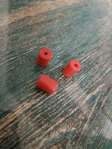 Red Barrel Beads for Jewelry Making