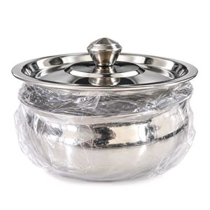 Premium Stainless Steel Bowl with Fitted Lid S