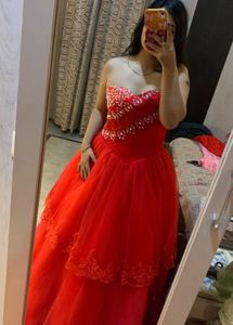Stunning Red Ball Gown❤️🎀🌻