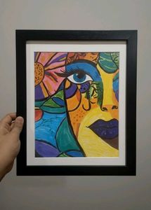 Abstract Portrait art