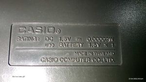 Casio Calculator with TIME calculation