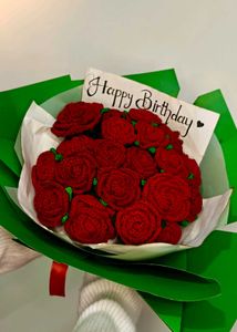 Crochet Rose Bouquet