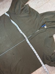 FREEE DELIVERY !!! H&amp;M Olive Green Zip-Up Hoodie