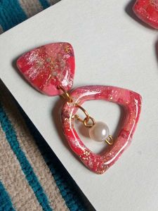 Triangle Dangle Earrings