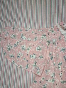 Floral Print Crop Top
