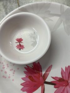 Elegant Pink Lotus Dinner Plate