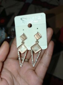 Elegant Diamond Drop Earrings