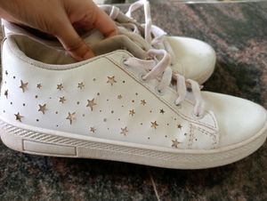 White Starcut Sneakers