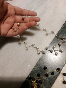 Black White Choker Set + Mor Design Earings