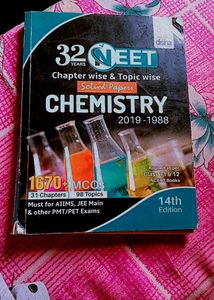 32 NEETChapter wise & Topic wiseSolved PapersCHEMISTRY