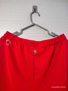 Red chic Sharara Set.